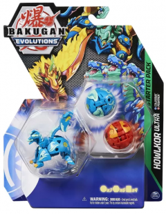 Set 3 jucarii - Bakugan Evolutions S4 - Howlkor Ultra