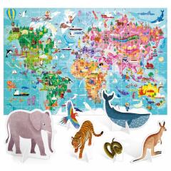 Puzzle educativ - World Tour