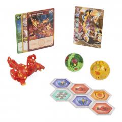 Jucarie - Bakugan Pachet Starter 3 Bakugani S4 Serpillious Ultra, Hydorous Si Pegatrix
