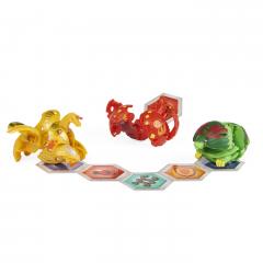 Jucarie - Bakugan Pachet Starter 3 Bakugani S4 Serpillious Ultra, Hydorous Si Pegatrix