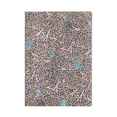 Carnet - Midi, Lined - Moorish Mosaic - Granada Turquoise