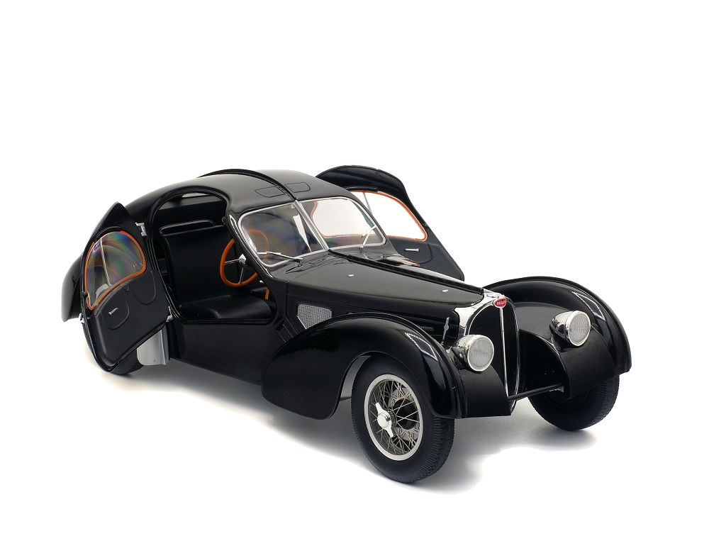Macheta - Bugatti Atlantic 1937, Negru - Autosworld