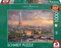 Puzzle 1000 piese - Thomas Kinkade - Paris - City of Love