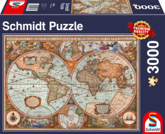 Puzzle 3000 piese - Ancient World Map