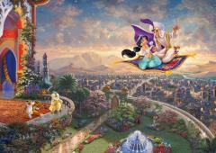 Puzzle 1000 piese - Thomas Kinkade - Disney - Aladdin