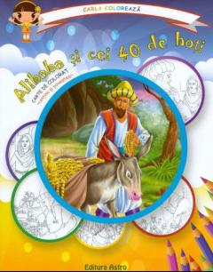 Alibaba si cei 40 de hoti. Carte de colorat