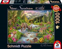 Puzzle 1000 piese - Steve Sundram - Forest Animals