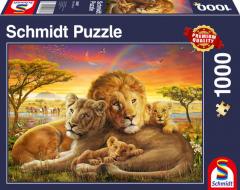 Puzzle 1000 piese - Loving Lions
