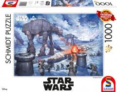 Puzzle 1000 piese - Thomas Kinkade - Star Wars - The Battle of Hoth