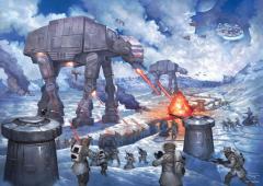 Puzzle 1000 piese - Thomas Kinkade - Star Wars - The Battle of Hoth