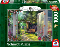 Puzzle 1000 piese - Dominic Davison - View of the Enchanted Garden