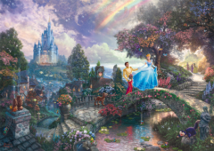 Puzzle 1000 piese - Thomas Kinkade - Disney - Cinderella