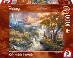 Puzzle 1000 piese - Thomas Kinkade - Disney - Bambi