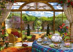 Puzzle 1000 piese - Dominic Davison - View from the Conservatory