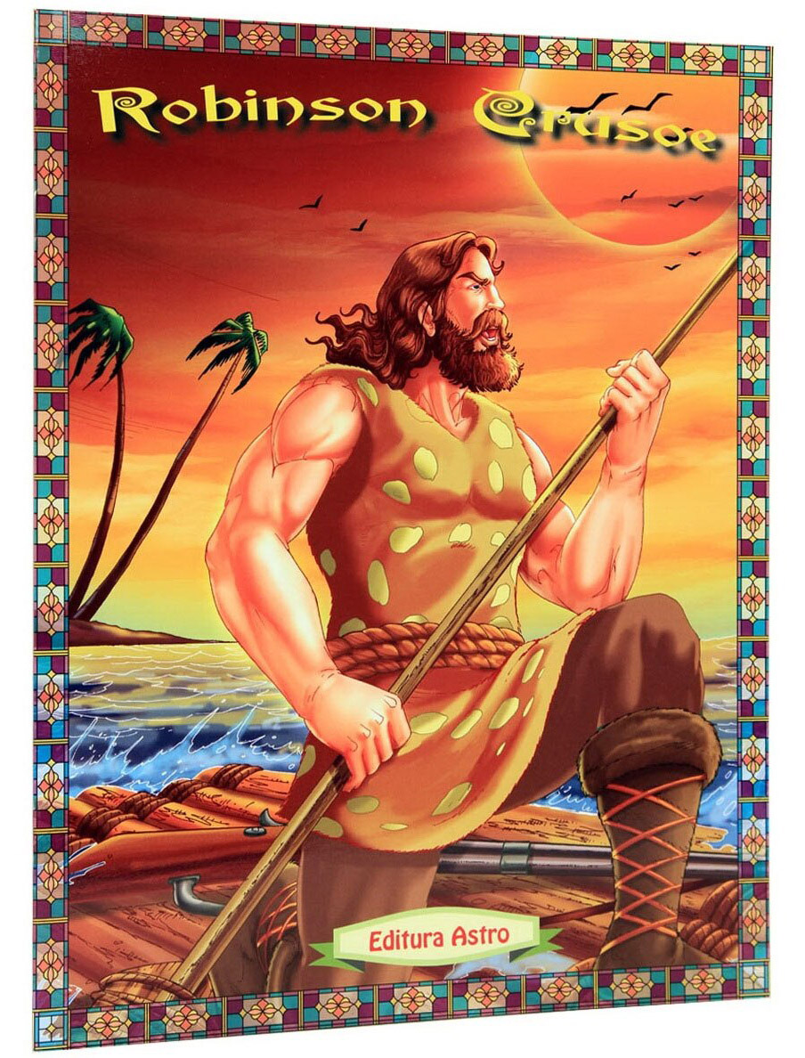 Robinson Crusoe. Colectia ilustrate cu litere mari