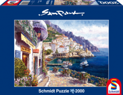 Puzzle 2000 piese - Sam Park - Afternoon in Amalfi