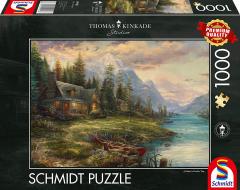 Puzzle 1000 piese - Thomas Kinkade - Father's Day Outing