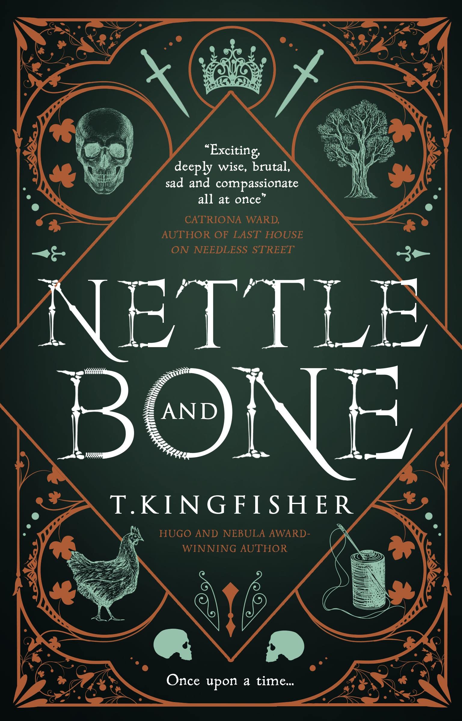 nettle & bone t kingfisher