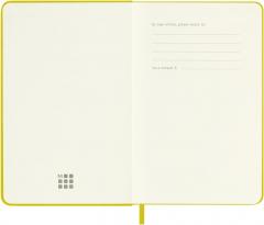 Carnet - Moleskine Classic - Pocket, Silk Hard Cover, Ruled - Hay Yellow