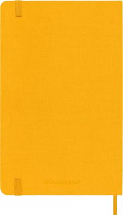 Carnet - Moleskine Classic - Large, Silk Hard Cover, Ruled - Orange Yellow
