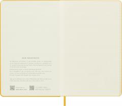 Carnet - Moleskine Classic - Large, Silk Hard Cover, Ruled - Orange Yellow