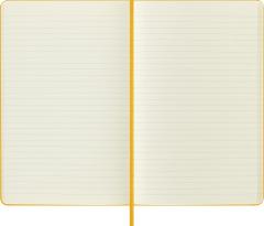 Carnet - Moleskine Classic - Large, Silk Hard Cover, Ruled - Orange Yellow