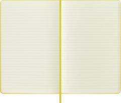 Carnet - Moleskine Classic - Large, Silk Hard Cover, Ruled - Hay Yellow