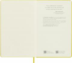 Carnet - Moleskine Classic - Large, Silk Hard Cover, Ruled - Hay Yellow