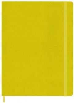 Carnet - Moleskine Classic - XL, Silk Hard Cover, Ruled - Hay Yellow