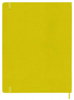 Carnet - Moleskine Classic - XL, Silk Hard Cover, Ruled - Hay Yellow