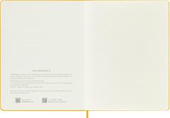 Carnet - Moleskine Classic - XL, Silk Hard Cover, Ruled - Orange Yellow