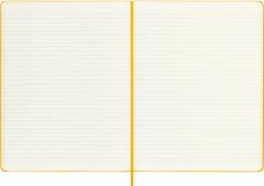 Carnet - Moleskine Classic - XL, Silk Hard Cover, Ruled - Orange Yellow