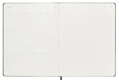 Agenda 2023 - Moleskine Smart Pro - 12-Month Weekly - XL, Hard Cover - Black