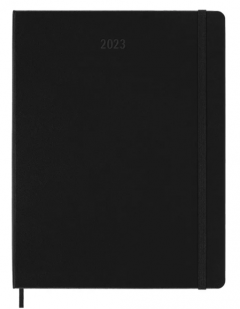 Agenda 2023 - Moleskine Smart Pro - 12-Month Weekly - XL, Hard Cover - Black