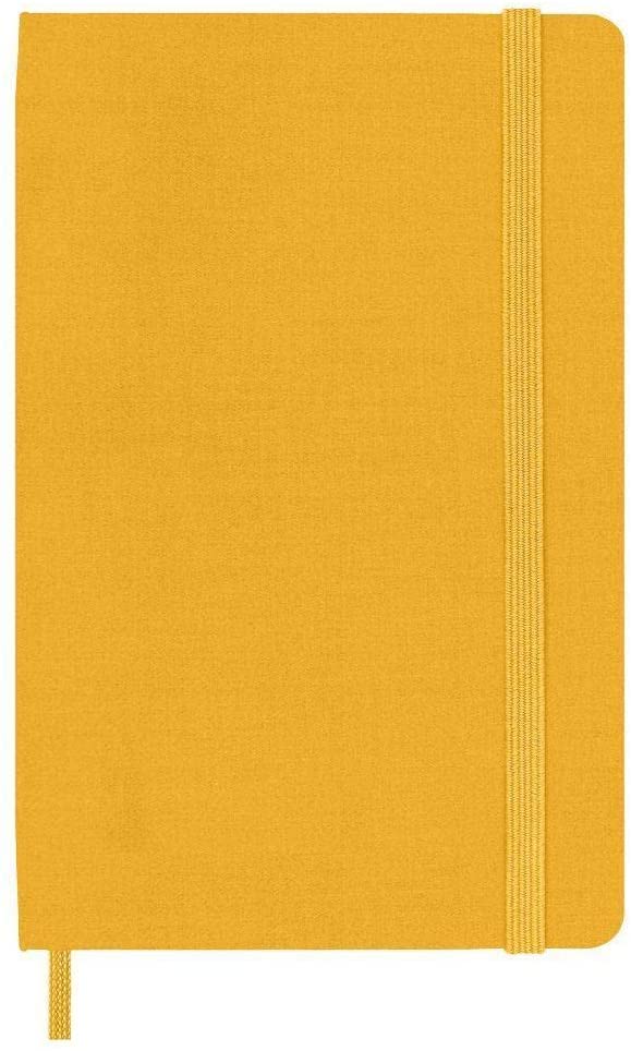 Moleskine Classic Pocket, Silk Hard Cover, Ruled Orange Yellow Moleskine