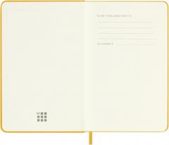 Carnet - Moleskine Classic - Pocket, Silk Hard Cover, Ruled - Orange Yellow
