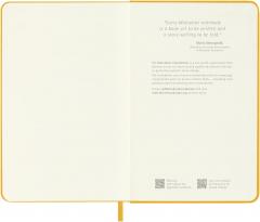 Carnet - Moleskine Classic - Pocket, Silk Hard Cover, Ruled - Orange Yellow