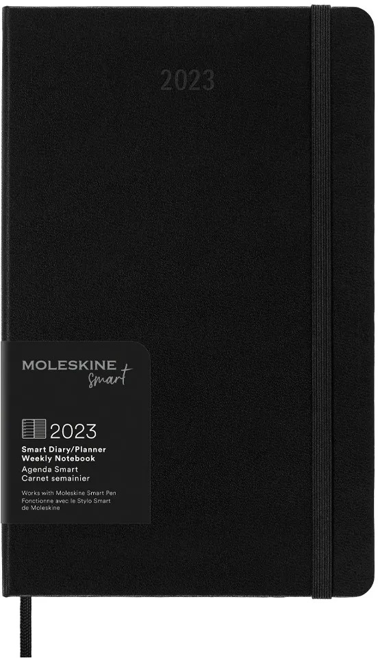 Agenda 2023 Moleskine Smart 12Month Weekly Large, Hard Cover