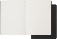 Set 2 caiete - Moleskine Smart - Extra Large, Cardboard Cover, Plain - Black