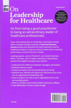 HBR's 10 Must Reads On Leadership for Healthcare