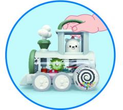 Jucarie bebelusi - Steam - Push Along Train Engine