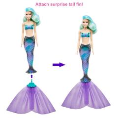 Papusa - Barbie Color Reveal - Sirene (surpriza)