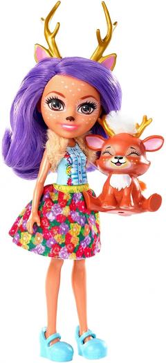 Papusa cu animalut - Enchantimals - Danessa Deer si Sprint