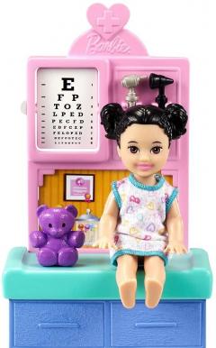 Set jucarii - Barbie Cariere - Papusa doctor pediatru blonda 