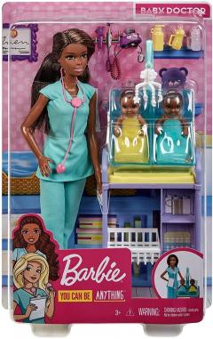 Set de joaca - Barbie Cariere - Papusa doctor pediatru