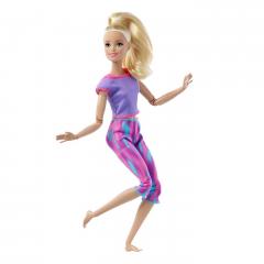 Papusa - Barbie Made To Move - Barbie blonda cu tinuta roz