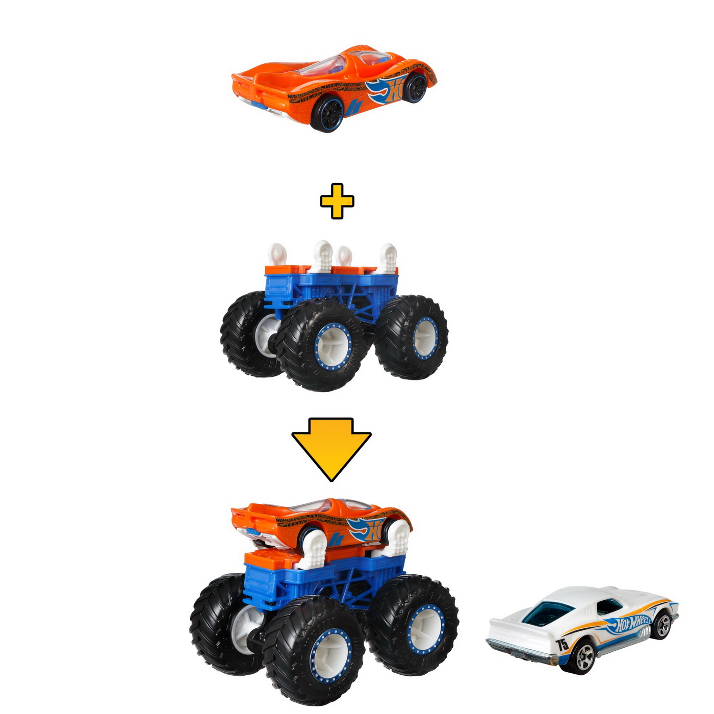 Hot wheels mini monster trucks best sale series 2