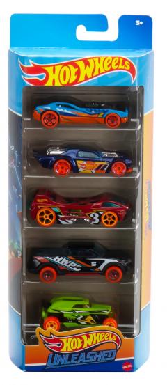 Set 5 masini Hot Wheels unleashed