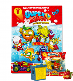 Set de joaca Superzings I - Figurina si revista