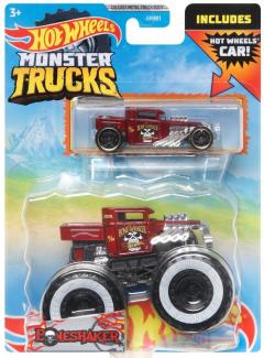 Set masinute Hot Wheels Monster Truck Boneshaker